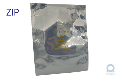 Пакет металлизированный антистатический 205х305 мм, ZIP защелка (100 шт/упак) фото