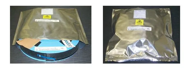 Пример упаковки катушки в металлизированный пакет