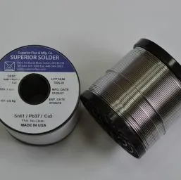 Припой Superior Sn61/Pb37/Cu2 диаметр 0,5 мм безотмывочный с флюсом, объем фасовки 500 грамм фото