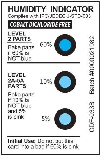 Индикаторы влажности бумажные, 5-10-60%, упаковка банка 125 шт/упак фото Индикаторы влажности бумажные, 5-10-60%, упаковка банка 125 шт/упак фото