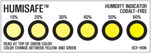 Индикаторы влажности бумажные, 10-20-30-40-50-60% (Cobalt Free), упаковка банка 250 шт/упак фото Индикаторы влажности бумажные, 10-20-30-40-50-60% (Cobalt Free), упаковка банка 250 шт/упак фото
