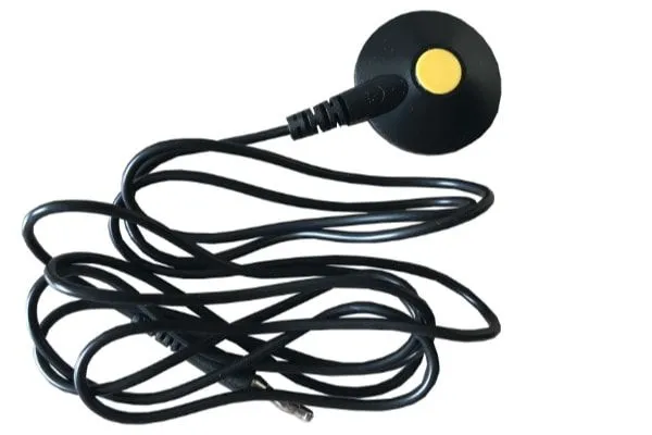 Провод для заземления с конической насадкой (в компл.: кнопка 10 мм, штекер 4мм, зажим (крокодил)) фото Провод для заземления с конической насадкой (в компл.: кнопка 10 мм, штекер 4мм, зажим (крокодил)) фото