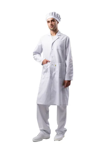 Халат для защиты от мех. воздействий (истирания) и ОПЗ антистатический мужской М-105 фото товара