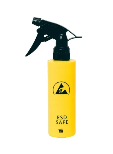 Антистатическая бутылка 250 мл со спреем дозатором желтая Е816-3 фото Антистатическая бутылка 250 мл со спреем дозатором желтая Е816-3 фото