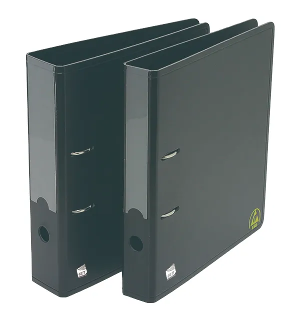 Антистатическая папка для документов А4, 2 кольца, полиуретан, 50мм фото