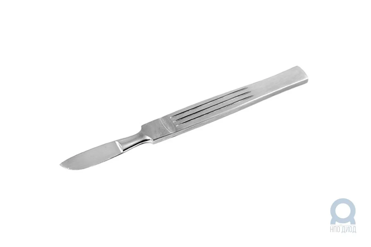 Скальпель малый, нержавеющая сталь, 110 мм, Sipel 350-S фото