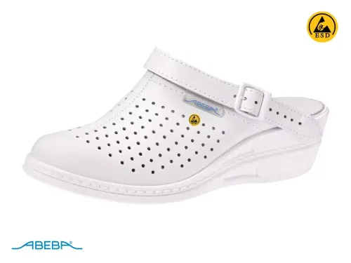 Антистатические сабо женские ABEBA 5001, белые (37) фото Антистатические сабо женские ABEBA 5001, белые (37) фото