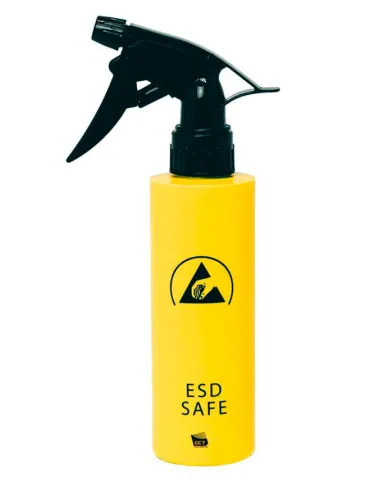 Антистатическая бутылка 500 мл со спреем дозатором желтая Е816-4 фото Антистатическая бутылка 500 мл со спреем дозатором желтая Е816-4 фото