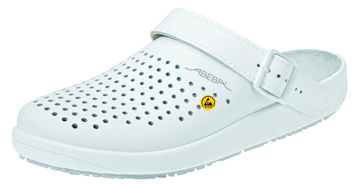 Антистатические сабо унисекс ABEBA 5300, белые (38) фото Антистатические сабо унисекс ABEBA 5300, белые (38) фото