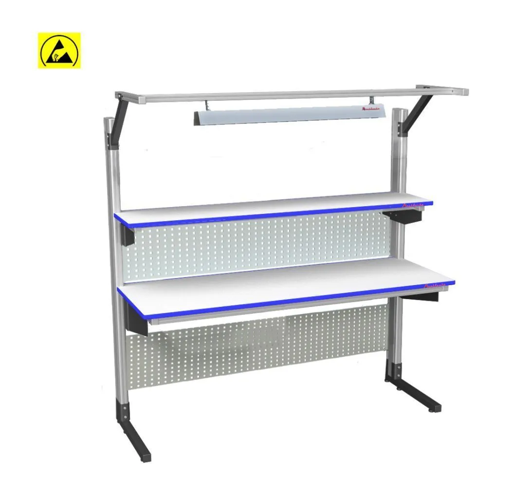 Рабочее место на алюминиевом профиле серии АЛТ 1200х700мм ESD фото