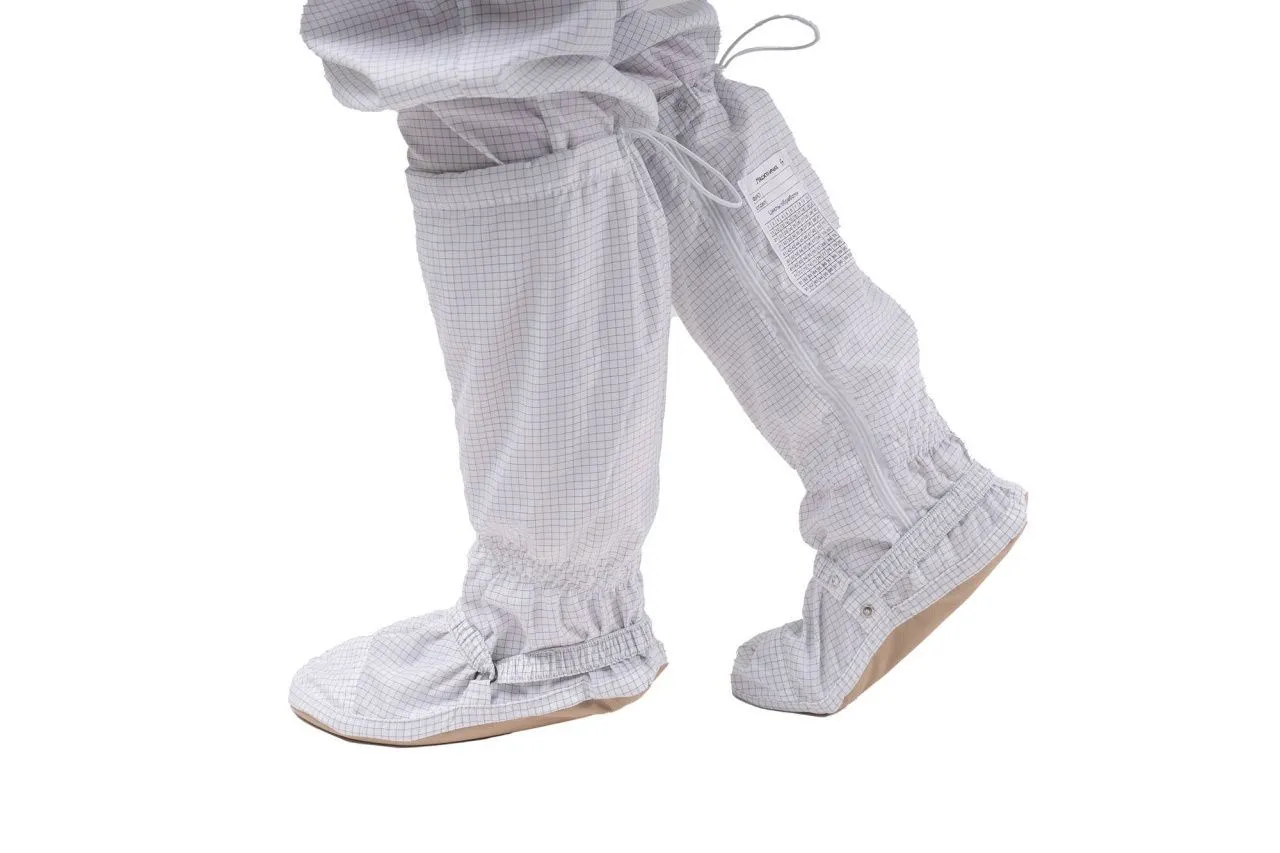 Бахилы высокие для чистых помещений (защита от мех. воздействий (истирания) и ОПЗ) М-151 (белый, тип A, 40) фото Бахилы высокие для чистых помещений (защита от мех. воздействий (истирания) и ОПЗ) М-151 (белый, тип A, 40) фото