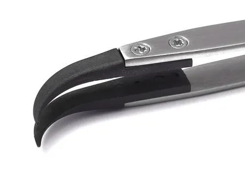 Антистатический пинцет с быстросменным наконечником, Sipel, 1804B-SA фото