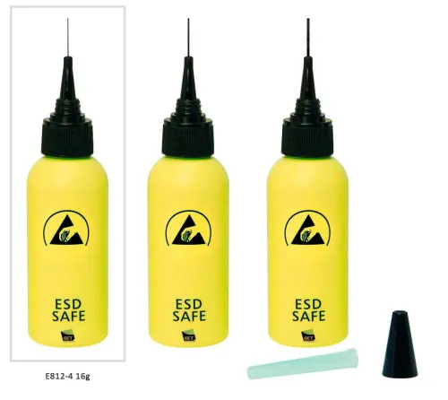 Антистатическая бутылка 60 мл с иглой (16G) желтая E812-4 фото Антистатическая бутылка 60 мл с иглой (16G) желтая E812-4 фото