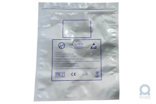 Пакет металлизированный влагозащитный антистатический 125х760 мм, без ZIP защелки (100 шт/упак) фото