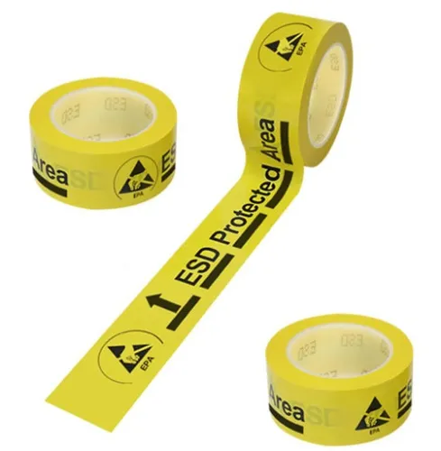 Лента для разметки пола с обозначением зоны EPA и стрелкой, 50ммх33м (Rs ≤ 10Е8) фото Лента для разметки пола с обозначением зоны EPA и стрелкой, 50ммх33м (Rs ≤ 10Е8) фото