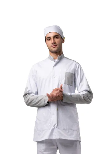 Куртка для защиты от мех. воздействий (истирания) и ОПЗ антистатическая мужская М-239КК (зеленый, тип "Сатори", 88-92, 170-176) фото