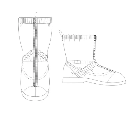 Бахилы укороченные для чистых помещений (защита от мех. воздействий (истирания) и ОПЗ) М-198У фото товара