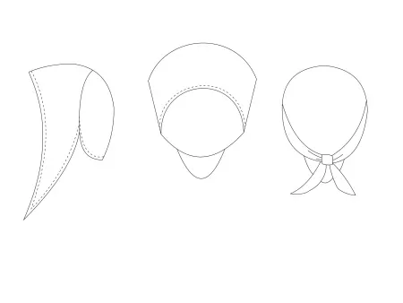 Бандана для защиты от мех. воздействий (истирания) и ОПЗ антистатическая М-352 фото товара