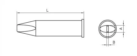 Жало Weller XHT D 5,0 x 1,2 мм фото