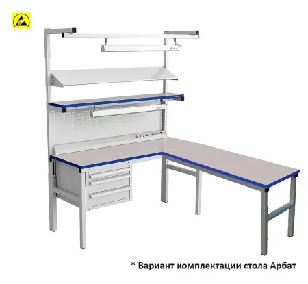 Стол рабочий серии Арбат 1000*700 мм ESD фото Стол рабочий серии Арбат 1000*700 мм ESD фото