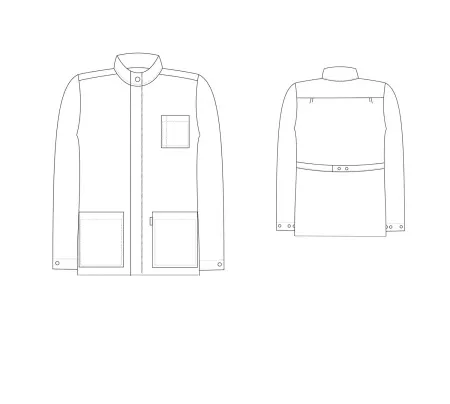 Куртка для защиты от мех. воздействий (истирания) и ОПЗ антистатическая мужская М-454КК фото товара