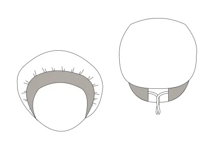 Берет для защиты от мех. воздействий (истирания) и ОПЗ антистатический М-210 фото товара Берет для защиты от мех. воздействий (истирания) и ОПЗ антистатический М-210 фото товара