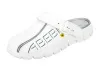 Антистатические сабо унисекс ABEBA 37310, белые фото
