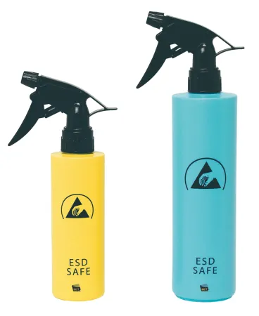 Антистатическая бутылка 500 мл со спреем дозатором желтая Е816-4 фото Антистатическая бутылка 500 мл со спреем дозатором желтая Е816-4 фото