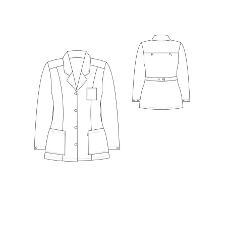 Куртка для защиты от мех. воздействий (истирания) и ОПЗ антистатическая женская М-46КК фото товара