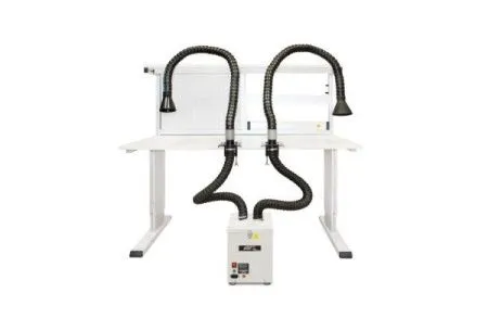 Комплект дымоуловитель DUET FE 250-2 без датчика состояния фильтра на 2 рабочих места фото