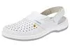 Антистатические сабо унисекс ABEBA 38600, белыe фото