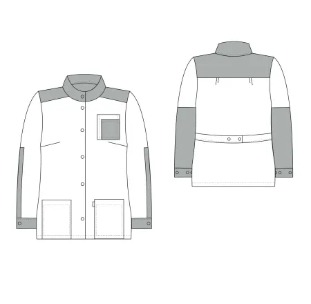 Куртка для защиты от мех. воздействий (истирания) и ОПЗ антистатическая женская М-241КК фото товара