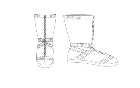 Бахилы укороченные для чистых помещений (защита от мех. воздействий (истирания) и ОПЗ) М-465У фото товара