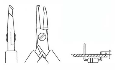 Формовочные плоскогубцы Sipel 5549 фото