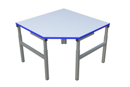 Угловой соединительный стол серии Арбат 700*1050*1050*700*500 мм ESD фото