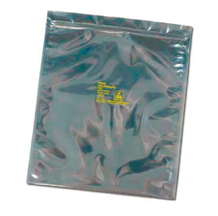 Пакет металлизированный антистатический 100х155 мм, ZIP защелка (100 шт/упак) фото